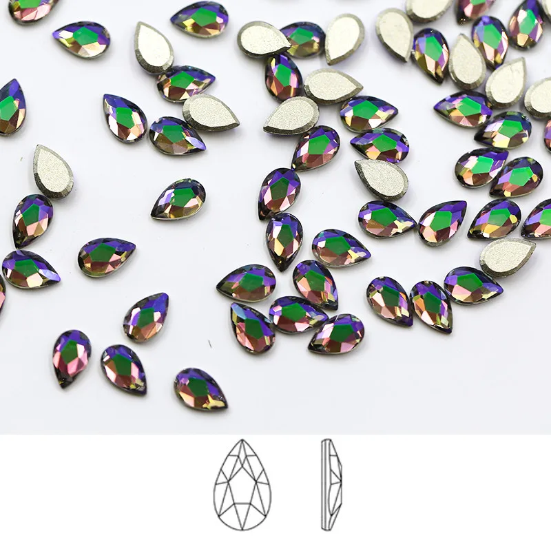 Paso Sico Support Customized Colors Shapes Teardrop Flat Back Foil Back Rhinestone
Paso Sico Support Customized Colors Shapes Teardrop Flat Back Foil Back Rhinestone