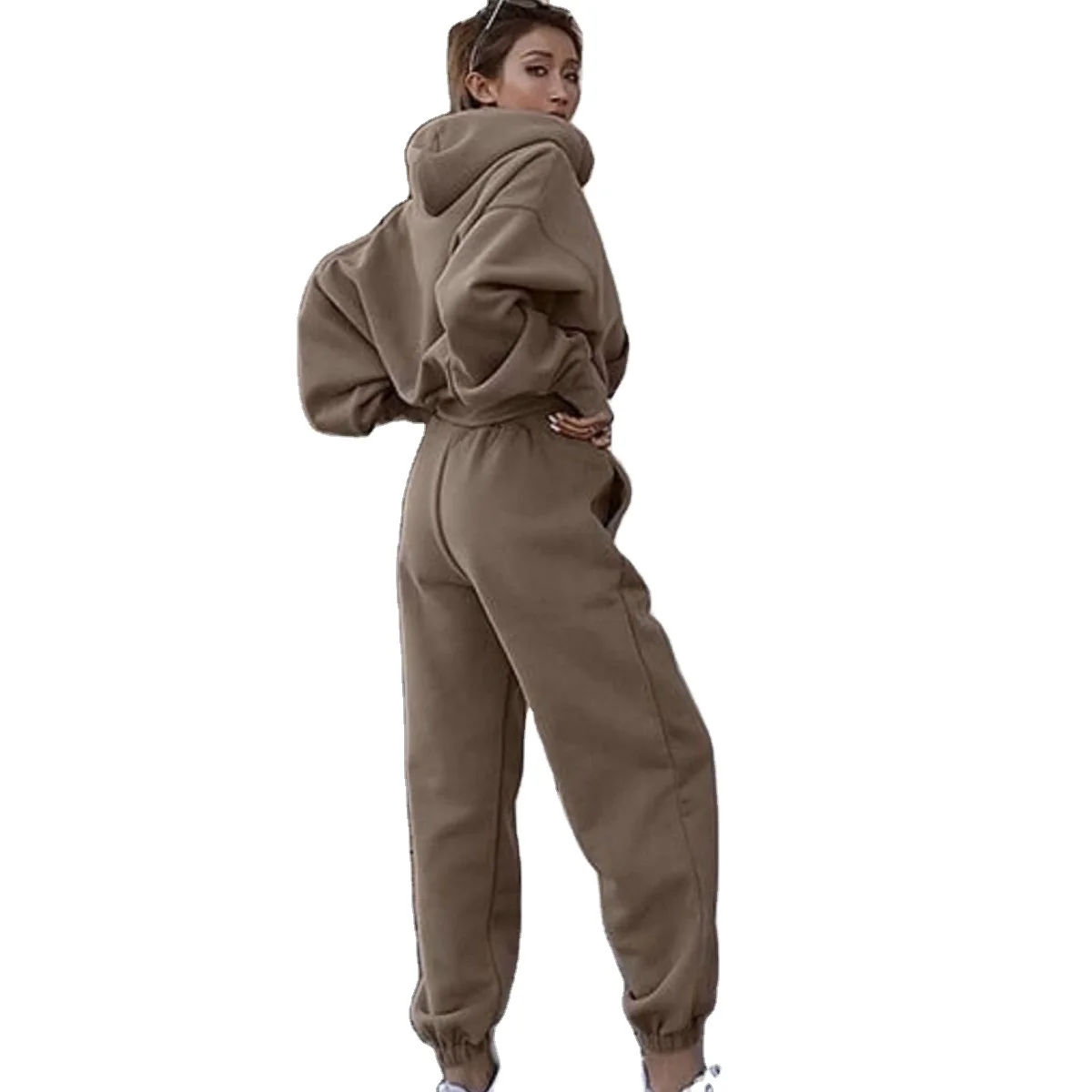 Jogger Workout Velvet 2 Piece Women Set Crop Top Oversize Hoodie Women Set Sweatshirt
Jogger Workout Velvet 2 Piece Women Set Crop Top Oversize Hoodie Women Set Sweatshirt