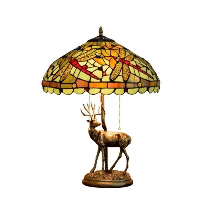 Free Shipping Elk Green dragonfly stained glass living room bar restaurant bedroom bedside lamp
Free Shipping Elk Green dragonfly stained glass living room bar restaurant bedroom bedside lamp