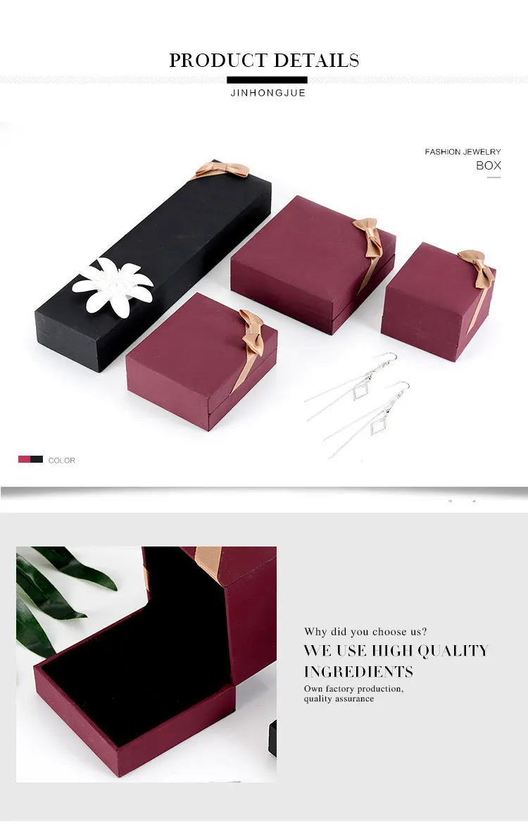 box packaging with accesory bow material plastic, paper