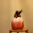 Ceramic Design Pots Ceramic Ceramic Geometric Design Shape Mini Succulent Flower Planter Pots