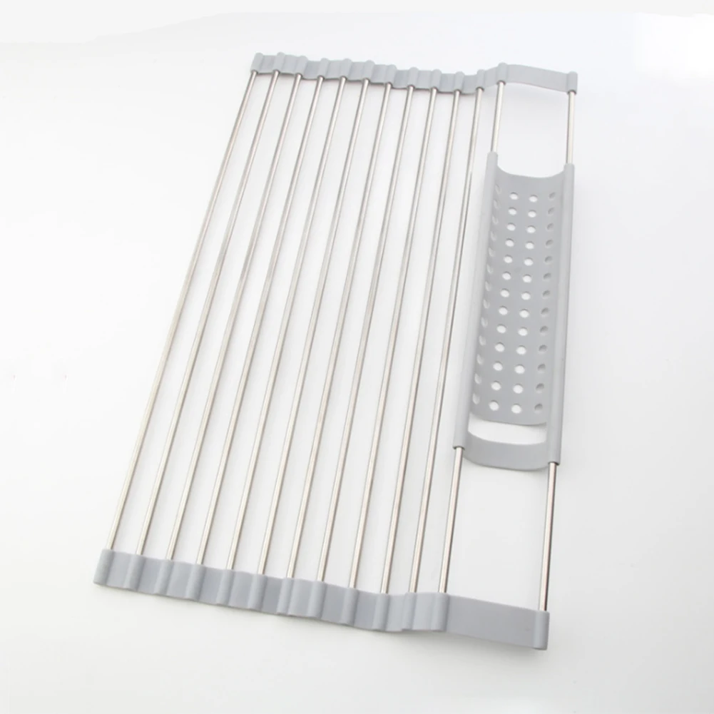 Adjustable Folding Dish Drainer Sink Rack Silicon Plate Drying Roll Up Board Draining Kitchen Storage Holder, Any color can be customized kitchen dish rack
Adjustable Folding Dish Drainer Sink Rack Silicon Plate Drying Roll Up Board Draining Kitchen Storage Holder, Any color can be customized kitchen dish rack