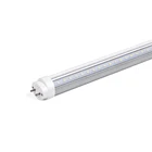 FA8 G13 エンドキャップアダプタ 4ft 6ft 8ft R17D ベース T8 led チューブ 5 年保証 etl dlc 記載されているクリア /ミルキーカバー調光
