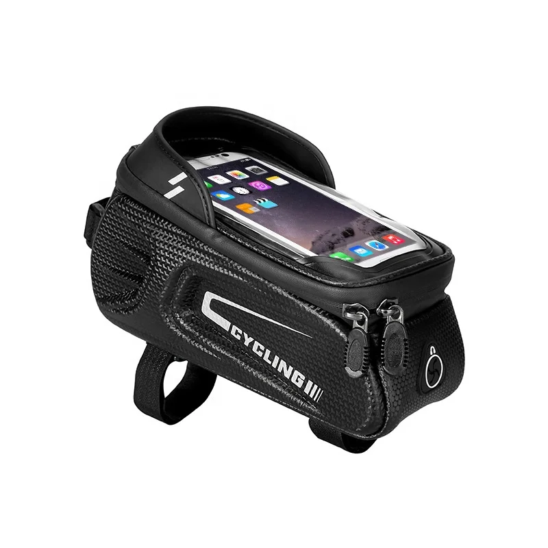 New Sunvisor 6.0 inch waterproof TPU Touch Screen Cycling bag OEM Quick installation Bicycle Phonetop front tube Bike frame Bag, Black
New Sunvisor 6.0 inch waterproof TPU Touch Screen Cycling bag OEM Quick installation Bicycle Phonetop front tube Bike frame Bag, Black