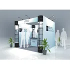 Aluminum Trade Show exhibition booth design and construction suppliers for sale