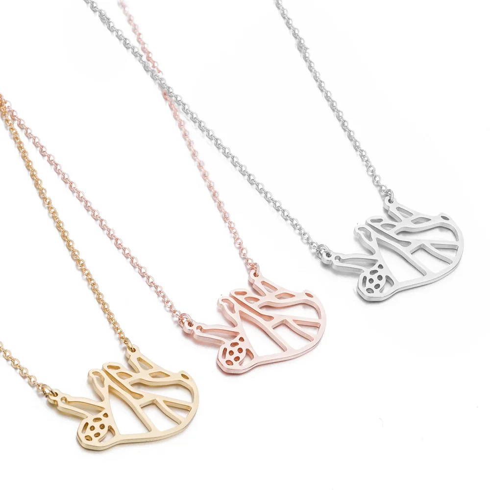 Animal Jewelry Small Sloth Stainless Steel Initial Necklace Fashion Women's Pendant Necklace, Picture
Animal Jewelry Small Sloth Stainless Steel Initial Necklace Fashion Women's Pendant Necklace, Picture
