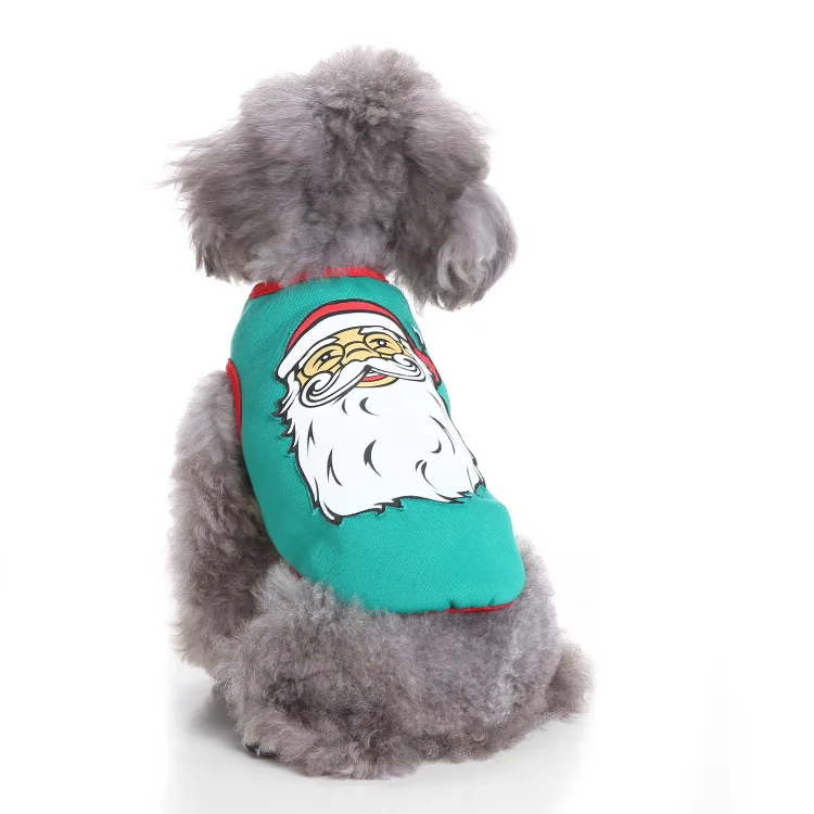 Wholesale Available Small Qty Santa Cotton Dog Apparel Logo Pet Clothing Matching Dog Apparel Shirt, Green
Wholesale Available Small Qty Santa Cotton Dog Apparel Logo Pet Clothing Matching Dog Apparel Shirt, Green