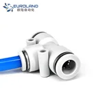 Plastic Brass Pneumatic Fittings Union Tee Pneumatic Fittings