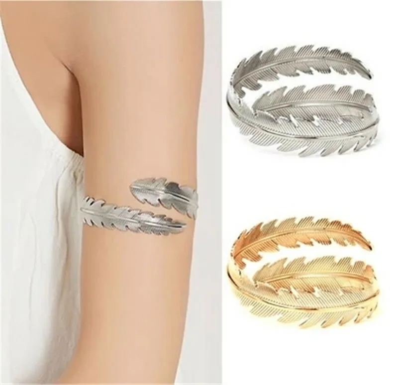 Wholesale Adjustable Classic Gold Leaf Bracelet Women Fashion Alloy Arm Bracelet Big Arm Cuffs Jewelry, Picture shows
Wholesale Adjustable Classic Gold Leaf Bracelet Women Fashion Alloy Arm Bracelet Big Arm Cuffs Jewelry, Picture shows
