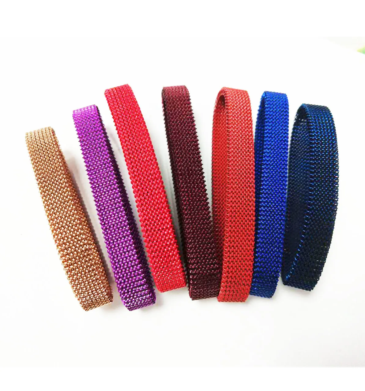 Hot Silver Gold Black Pink Green Stretch Spring Mesh Bracelets For Men And Women Stainless Steel Mesh Bracelets, 925 silver,gold.rose gold plated
Hot Silver Gold Black Pink Green Stretch Spring Mesh Bracelets For Men And Women Stainless Steel Mesh Bracelets, 925 silver,gold.rose gold plated