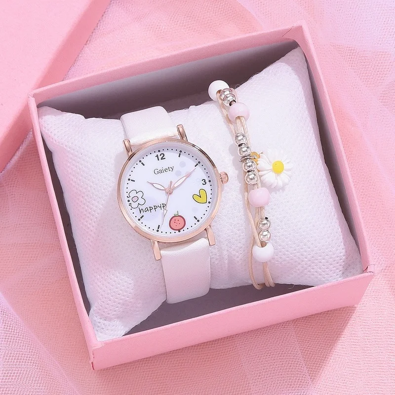 New Fashion Cute Girl Watch Girl Holiday Gift Watch Box Candy Color Girl Belt Waterproof Sports Watches
New Fashion Cute Girl Watch Girl Holiday Gift Watch Box Candy Color Girl Belt Waterproof Sports Watches