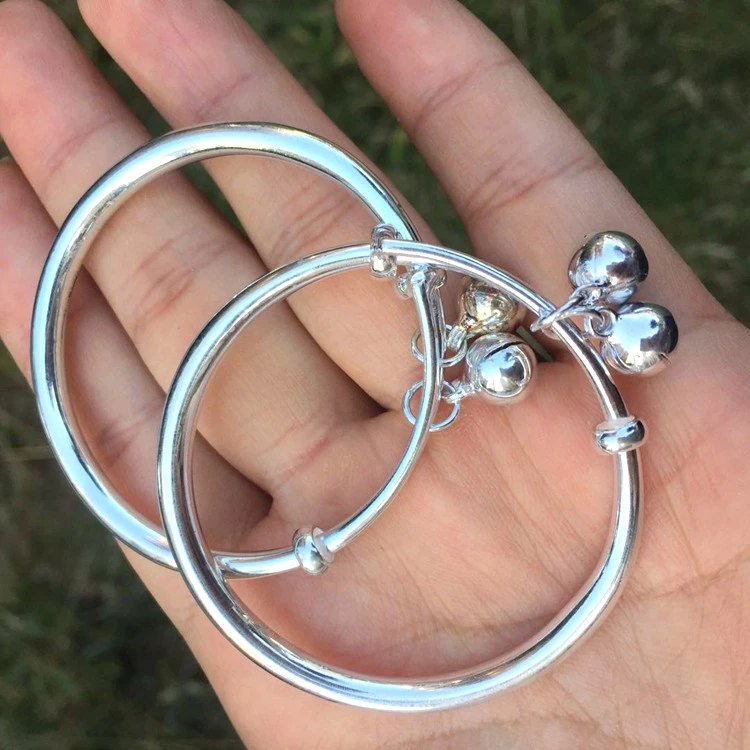 HOT! jialin jewelry charms Sterling silver baby bracelet quality luxury bells lovely patronus 13g weight bracelets
HOT! jialin jewelry charms Sterling silver baby bracelet quality luxury bells lovely patronus 13g weight bracelets