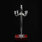 MH-Z044 Crystal candle holder 5 arms high-end for candelabra wedding Decoration