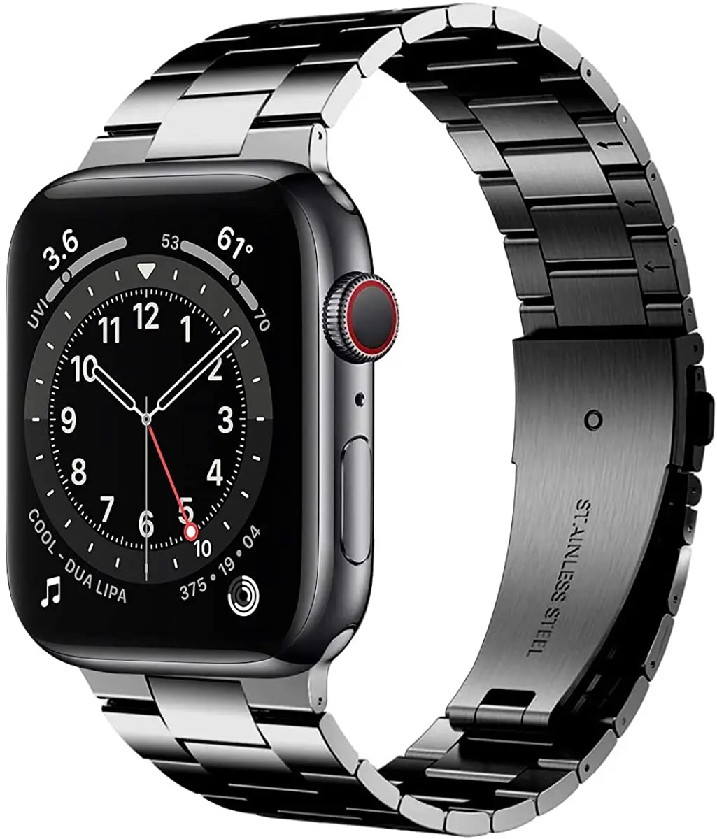 KeepWin Compatible with Apple Watch Band 38 40 41 42 44 45 mm Upgraded Version Solid Stainless Steel Replacement Watch Strap
KeepWin Compatible with Apple Watch Band 38 40 41 42 44 45 mm Upgraded Version Solid Stainless Steel Replacement Watch Strap