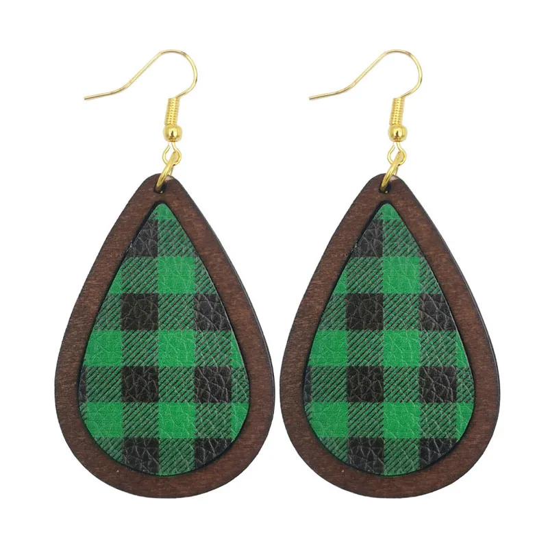 Christmas PU leather bark grain wood frame Earrings wooden Earrings Leather Christmas Earrings, Colorful
Christmas PU leather bark grain wood frame Earrings wooden Earrings Leather Christmas Earrings, Colorful