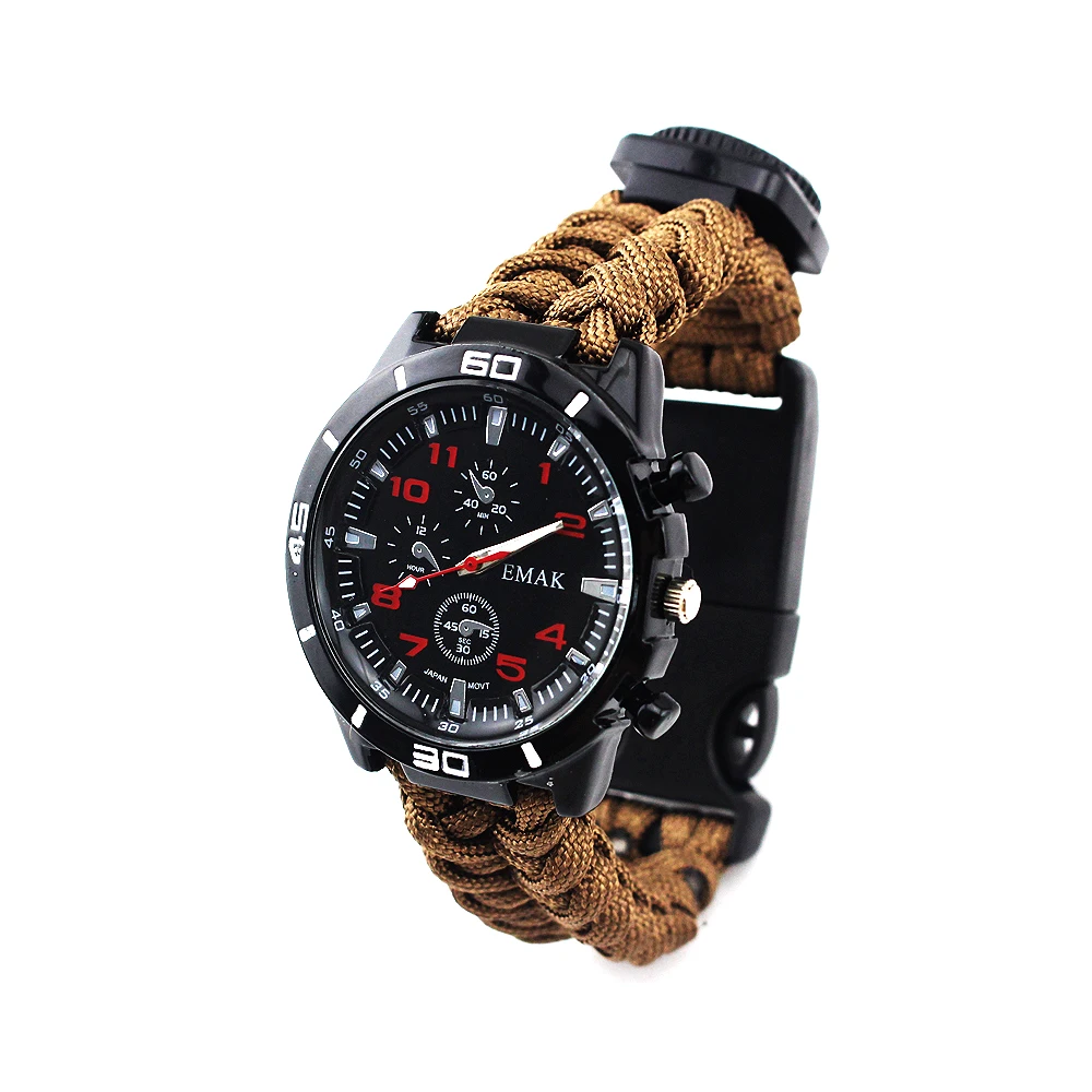 Edc Survival Outdoor Wrist Watch Parts, Hot Seller Camping Hiking Watch, Grass green
Edc Survival Outdoor Wrist Watch Parts, Hot Seller Camping Hiking Watch, Grass green