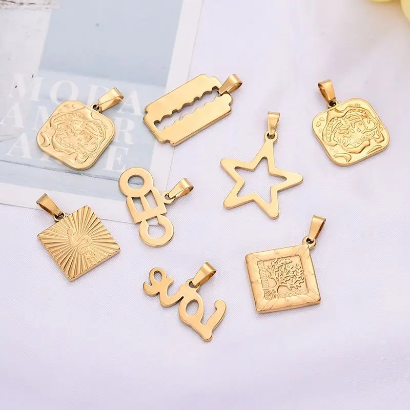 Blade Pendant Five-Pointed Star Letter Stainless Steel Oil Pressure Necklace Pendant Ornament Accessories Wholesale
Blade Pendant Five-Pointed Star Letter Stainless Steel Oil Pressure Necklace Pendant Ornament Accessories Wholesale