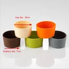 7.8cm Dia Reusable food grade silicone coffee cup holder