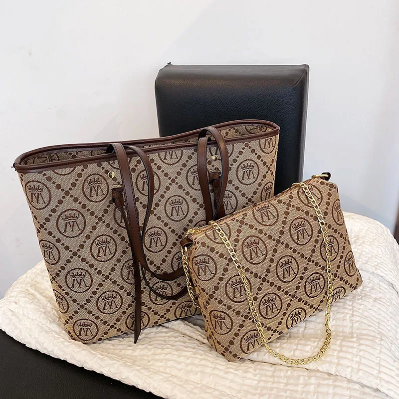 2022 Trendy Printed Women Bags Sewing Thread Women Handbag Pu Leather 2 Piece Set Tote Shoulder Bag for Ladies, Brown;blue
2022 Trendy Printed Women Bags Sewing Thread Women Handbag Pu Leather 2 Piece Set Tote Shoulder Bag for Ladies, Brown;blue