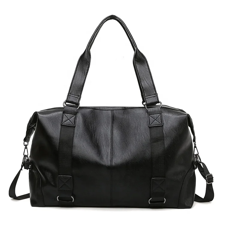 Wholesale Large Capacity Ladies Leather Sports Gym Yoga Weekender Duffle Travel Bags, Black
Wholesale Large Capacity Ladies Leather Sports Gym Yoga Weekender Duffle Travel Bags, Black