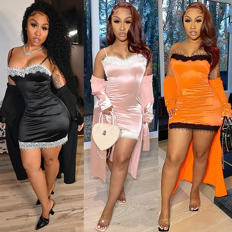 Wholesale 2021 new fashion dresses women sexy sling clothes women dresses casual lady elegant club dresses
Wholesale 2021 new fashion dresses women sexy sling clothes women dresses casual lady elegant club dresses
