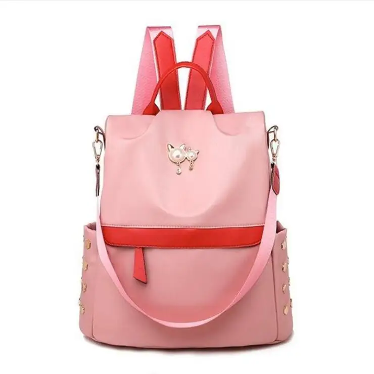 2020 New Fashion Nylon Waterproof Ladies Zipper Women Leisure Backpacks, Black,pink
2020 New Fashion Nylon Waterproof Ladies Zipper Women Leisure Backpacks, Black,pink
