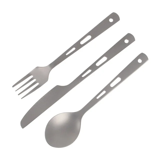 New Manufacturing Titanium Fork Titanium Fork&Spoon&Knife in stock Pure Titanium Tableware 
New Manufacturing Titanium Fork Titanium Fork&Spoon&Knife in stock Pure Titanium Tableware