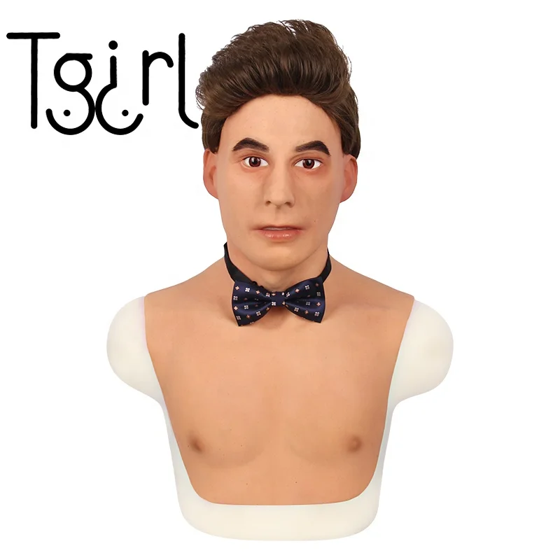 Tgirl 2019 Top Quality Party Masquerade Male Props Human Halloween Face Silicone Realistic Full Head Masquerade 
Tgirl 2019 Top Quality Party Masquerade Male Props Human Halloween Face Silicone Realistic Full Head Masquerade