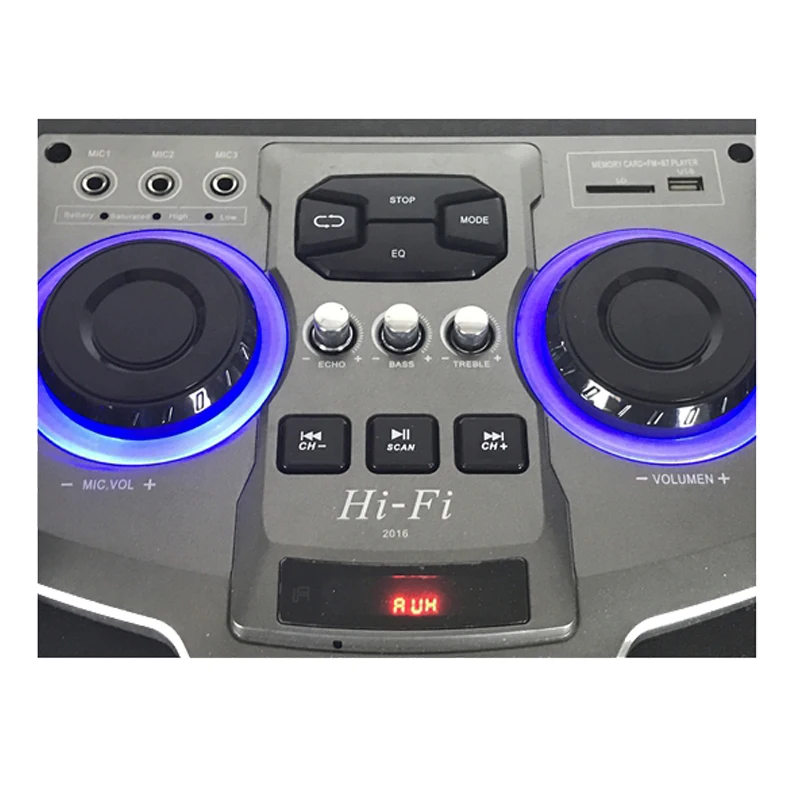 MBA Speaker Brand New 2.0 High Power Professional Stage Speaker stage sound system speaker with USB/SD/FM/BT/ Remote control - ANKUX.COM