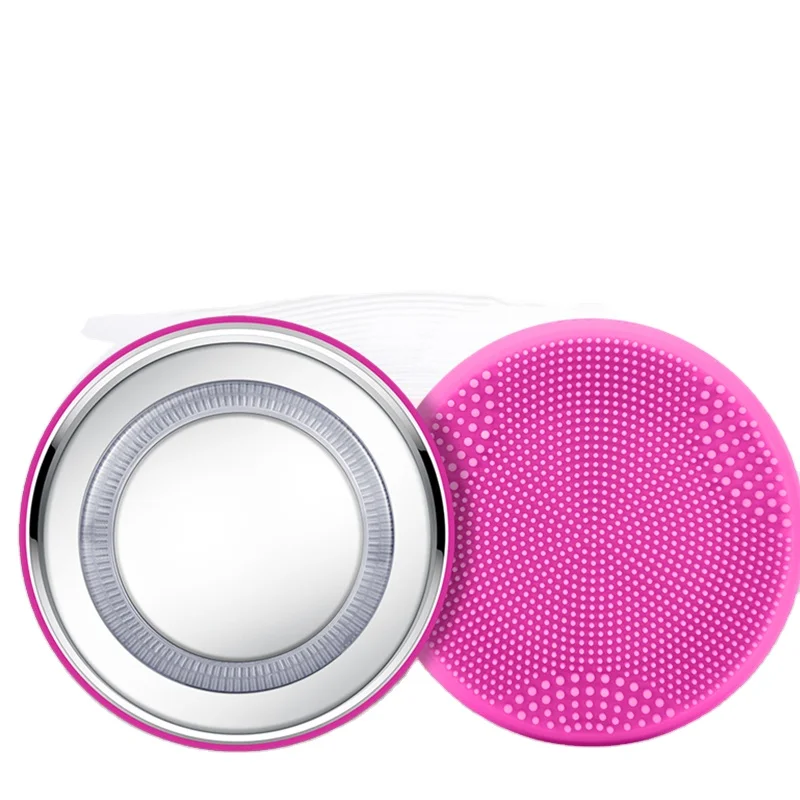 Sonic Rechargeable Facial Cleansing Brush Device Soft Silicone Waterproof Vibrating Face Brush USB charging Pink Purple Green, Red,purple,green,pink
Sonic Rechargeable Facial Cleansing Brush Device Soft Silicone Waterproof Vibrating Face Brush USB charging Pink Purple Green, Red,purple,green,pink