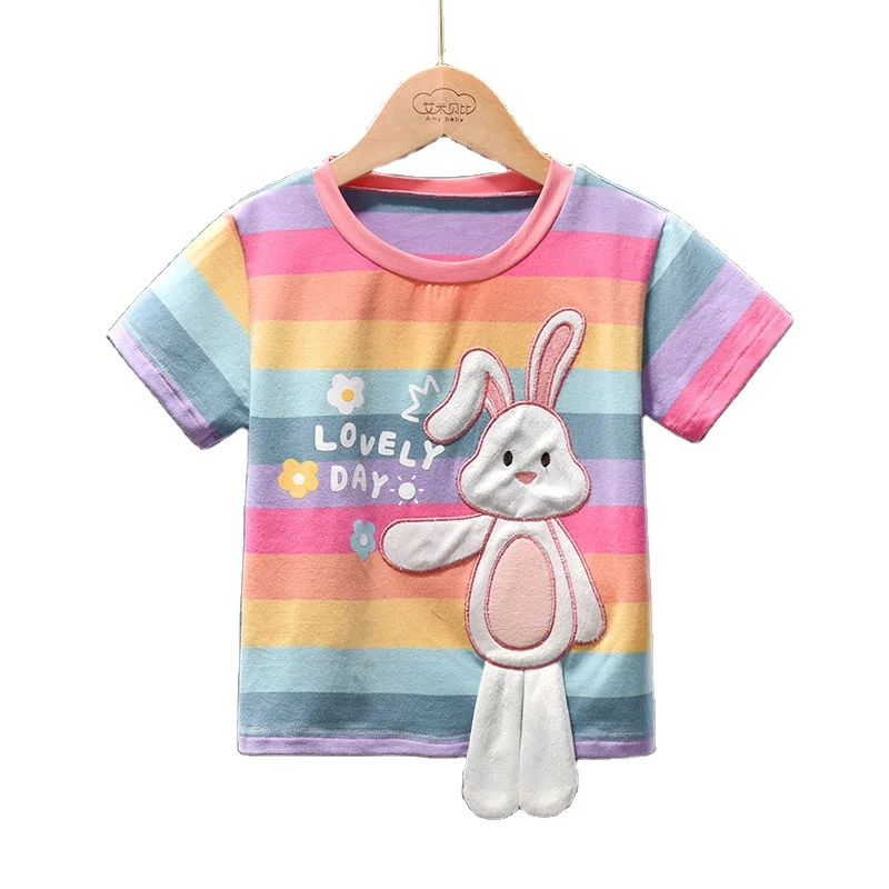 Children's Summer Short Sleeve 2021 Korean Style T-shirt round Neck Top Children Half Sleeve Cartoon Bottoming Shirt
Children's Summer Short Sleeve 2021 Korean Style T-shirt round Neck Top Children Half Sleeve Cartoon Bottoming Shirt