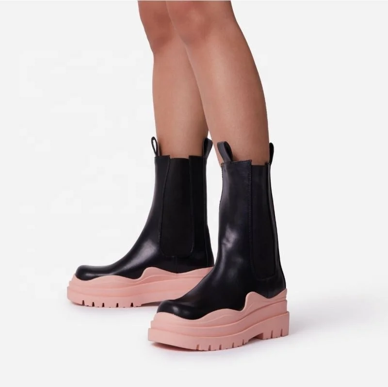 Fashion Solid 2021 Thick Soled bottege Waterproof Leather Chelsea Boots Genuine Leather chunky Rain Shoes Woman Chelsea Boot
Fashion Solid 2021 Thick Soled bottege Waterproof Leather Chelsea Boots Genuine Leather chunky Rain Shoes Woman Chelsea Boot