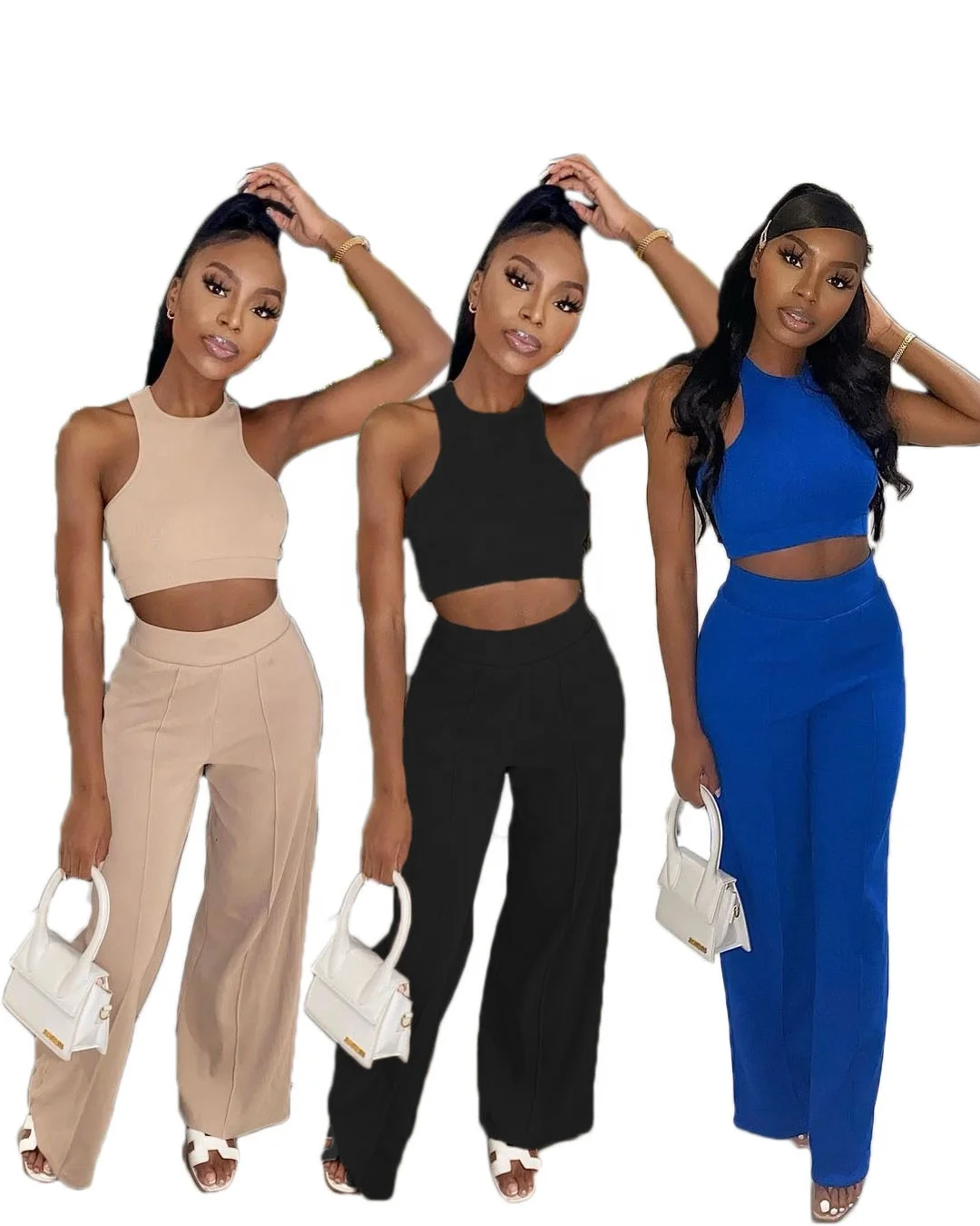 MT07-8346 Women's Summer 2021 Fashion Sleeveless Pants in Solid Color Two Piece Set women clothing sets
MT07-8346 Women's Summer 2021 Fashion Sleeveless Pants in Solid Color Two Piece Set women clothing sets