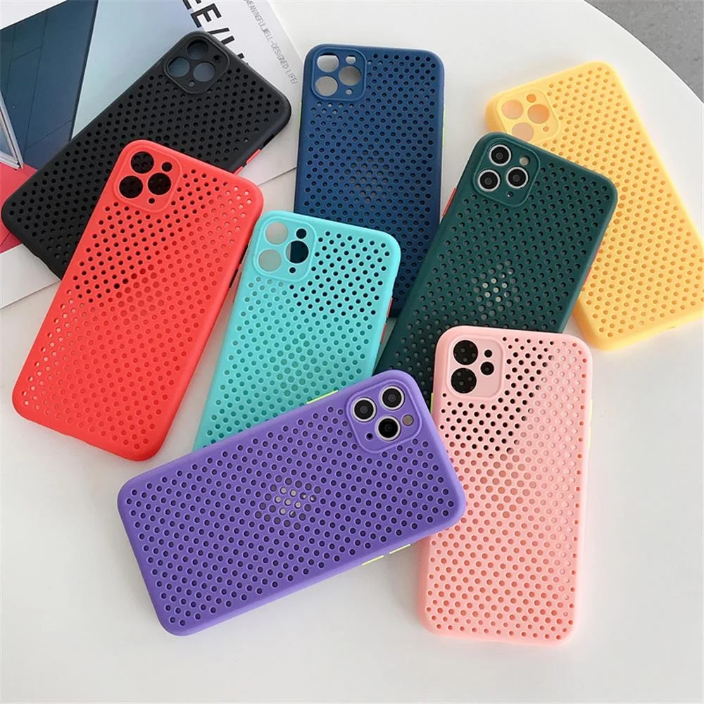 2021 Ultra Slim silicone Heat dissipation hole soft mobile Phone back case covers For iPhone 6 6s 7 8 plus X Xs Xr 11 12 pro max, Many colors
2021 Ultra Slim silicone Heat dissipation hole soft mobile Phone back case covers For iPhone 6 6s 7 8 plus X Xs Xr 11 12 pro max, Many colors