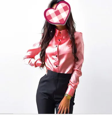 10% Off Autumn solid color silk small shirt long-sleeved lapel button top women's clothing
10% Off Autumn solid color silk small shirt long-sleeved lapel button top women's clothing