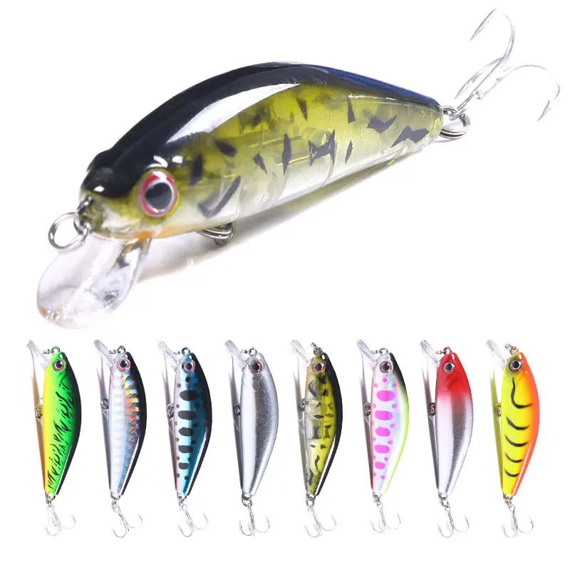 Fishing Lures Wholesale 55mm 6.5g Minnow Lure Hard Bait Sinking Bass Fishing Wobbler hard lure, 5 colors
Fishing Lures Wholesale 55mm 6.5g Minnow Lure Hard Bait Sinking Bass Fishing Wobbler hard lure, 5 colors