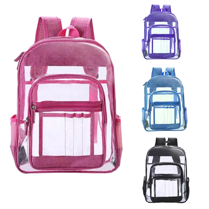 Women Sport Outdoor Backpacks School Bag Travel Waterproof Transparent Clear PVC Backpack, 6 colors
Women Sport Outdoor Backpacks School Bag Travel Waterproof Transparent Clear PVC Backpack, 6 colors