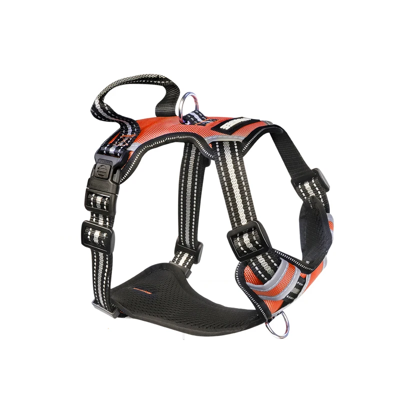 Breathable Soft Small Easy Walk Pet Dog No Pull Nylon Reflective Adjustable Dog Harness
Breathable Soft Small Easy Walk Pet Dog No Pull Nylon Reflective Adjustable Dog Harness