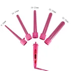 5P Hair Curling Iron LCD Display Interchangeable Barrel Hair Curling Hair Curler