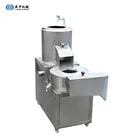 300KGH Capacity Fruit And Vegetable Potato Chips Cleaning Peeling Washing and Cutting Machine