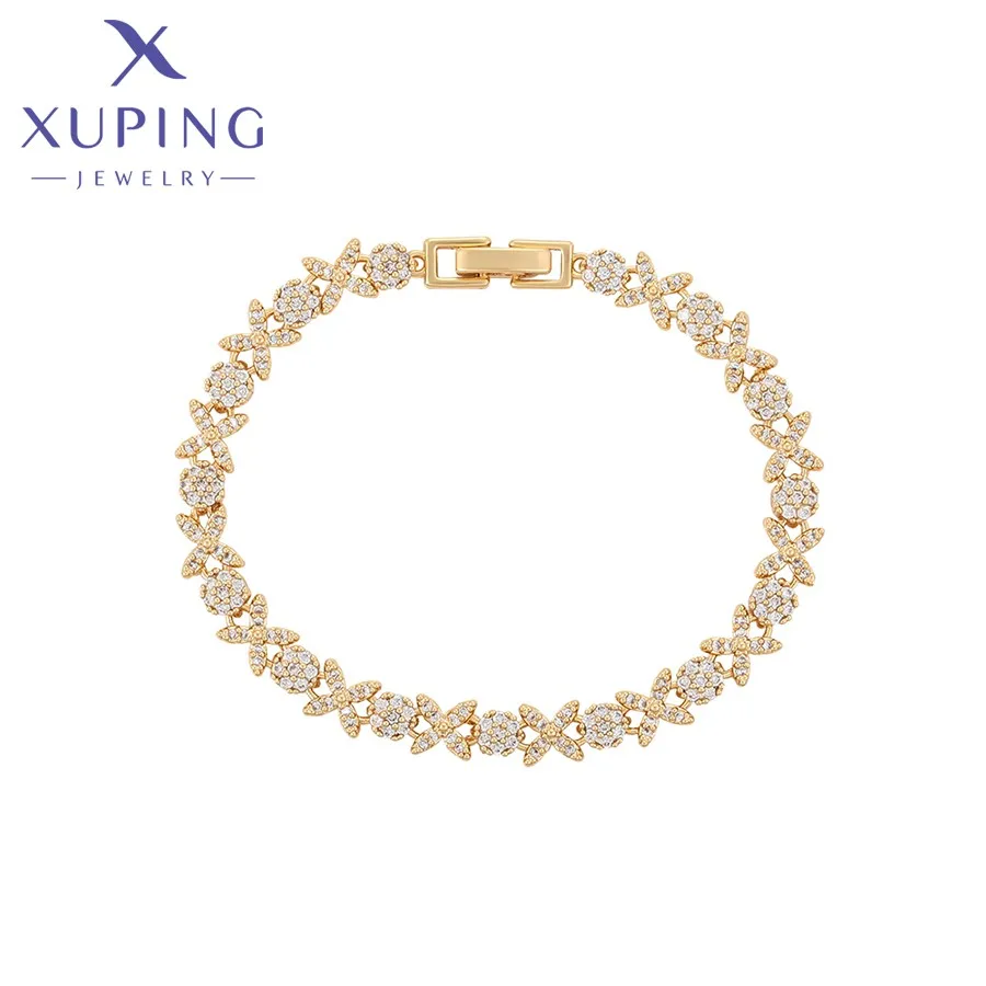 bracelet-764 Xuping jewelry Exquisite diamond 18K gold color jewelry bracelet festive gift ladies bracelet
bracelet-764 Xuping jewelry Exquisite diamond 18K gold color jewelry bracelet festive gift ladies bracelet