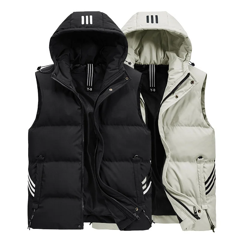 Wholesale Lightweight Casual Down Jacket Winter Warm Vest Black Sleeveless Coat With Hoodie, Picture
Wholesale Lightweight Casual Down Jacket Winter Warm Vest Black Sleeveless Coat With Hoodie, Picture