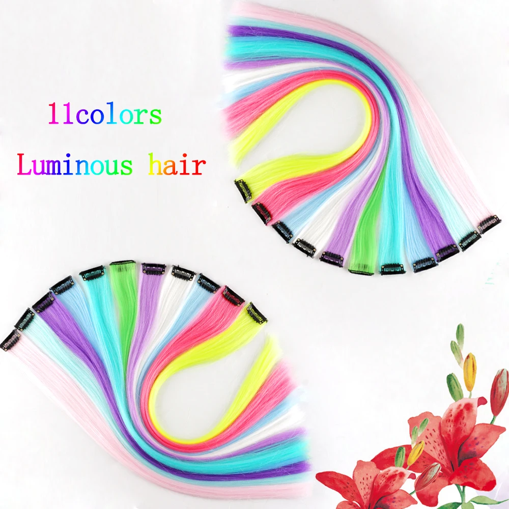 AliLeader Cheap Colorful Luminous Braid Decorative Hair One Hairpiece Hair Extension Clip In Shining Hair In The Darkness
AliLeader Cheap Colorful Luminous Braid Decorative Hair One Hairpiece Hair Extension Clip In Shining Hair In The Darkness