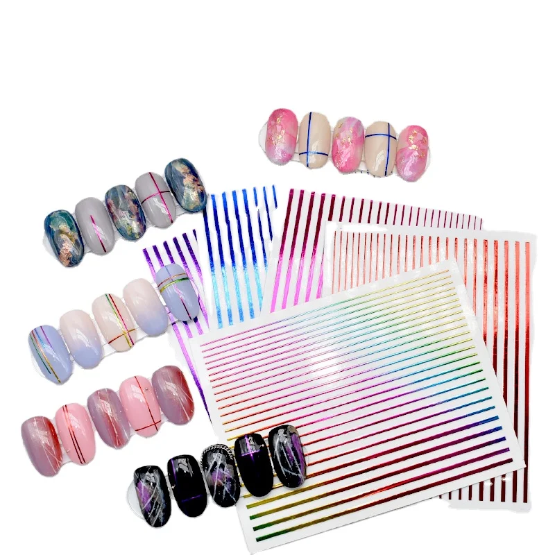 JSM Nail Strip Stickers Black/Gold/Rose Gold/Silver Metal Tape Adhesive DIY Foil Tips Nail Sticker Decal, 5colors
JSM Nail Strip Stickers Black/Gold/Rose Gold/Silver Metal Tape Adhesive DIY Foil Tips Nail Sticker Decal, 5colors