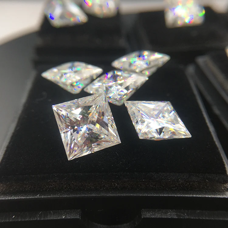 Wholesale price square shape Moissanite loose diamond D/VVS clarity Moissanite gemstone for ring jewelry, White
Wholesale price square shape Moissanite loose diamond D/VVS clarity Moissanite gemstone for ring jewelry, White