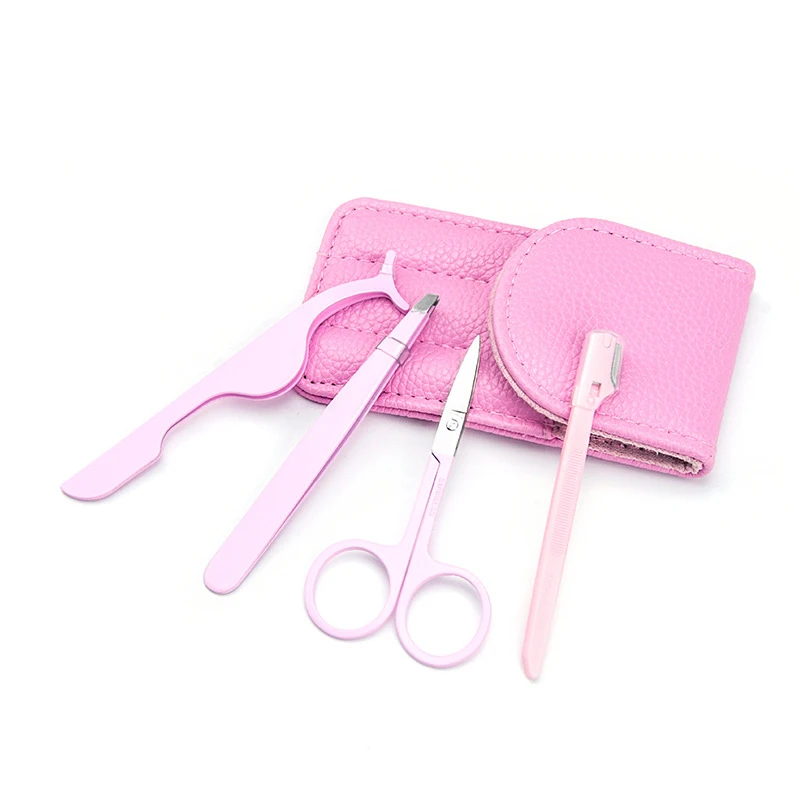 Pink Stainless Steel Eyebrow Tool Kit Professional Brow Tweezers Set Eyebrow Trimmer Lash Tweezers
Pink Stainless Steel Eyebrow Tool Kit Professional Brow Tweezers Set Eyebrow Trimmer Lash Tweezers