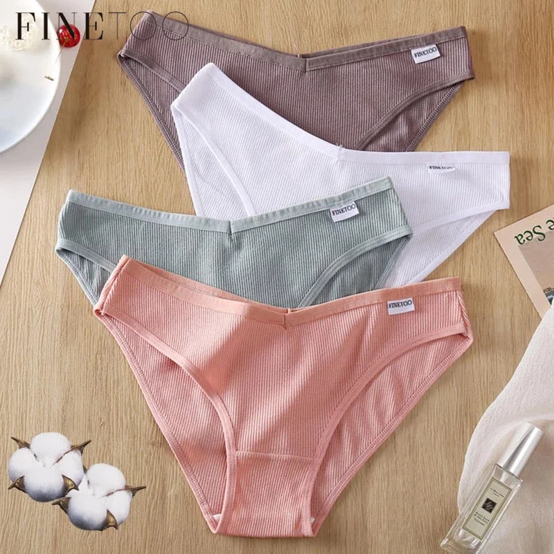 FINETOO Women sexy cotton panties plus size panties udnerwear lady sexy breifs Mid waist lingerie
FINETOO Women sexy cotton panties plus size panties udnerwear lady sexy breifs Mid waist lingerie
