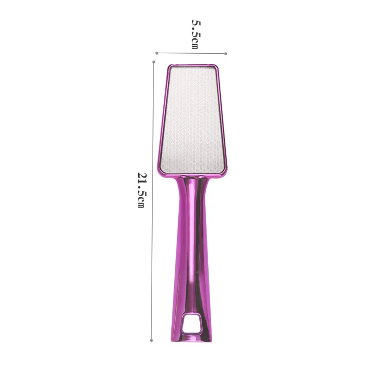 Roiphebelle High Quality Shiny Plating Handle Nano Glass Foot File China Foot File