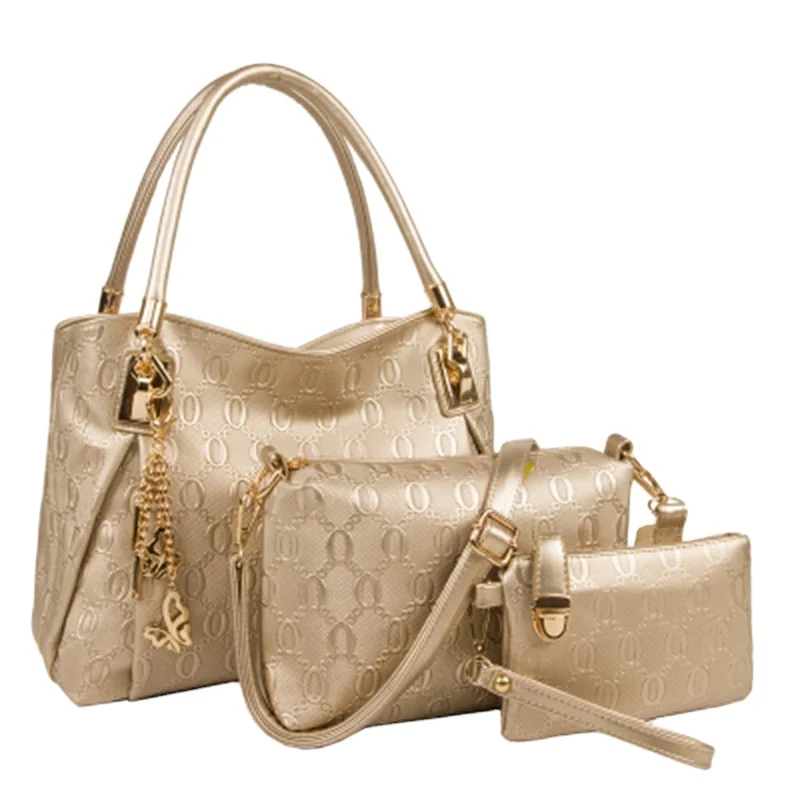 2021 spring new women's handbag simple women's bag fashion tote bag one shoulder bag three piece set
2021 spring new women's handbag simple women's bag fashion tote bag one shoulder bag three piece set