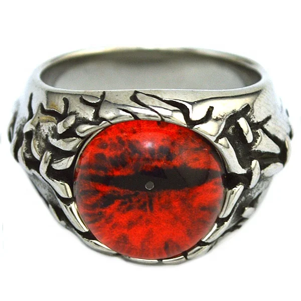 2020 Vintage Crystal Glass Stone Evil Eyeball Steampunk Spikes Style Retro Men Simple Stainless Steel Turkish Tiger Eye Ring
2020 Vintage Crystal Glass Stone Evil Eyeball Steampunk Spikes Style Retro Men Simple Stainless Steel Turkish Tiger Eye Ring